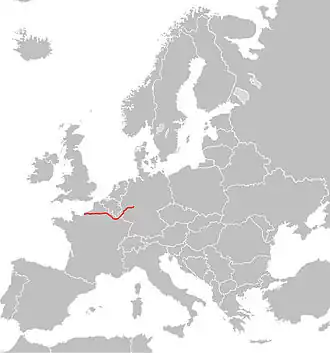 Itinéraire de la route européenne 44