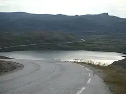 Entre le cap Nord et Honningsvåg à la hauteur du lac Kjeftavatnet