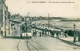 Vue d'ensemble du Boulevard Maritime.