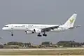 Boeing 757 d'Eagle Aviation atterrissant à Malte en mai 2007