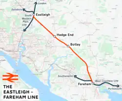 Ligne Eastleigh–Fareham (en)