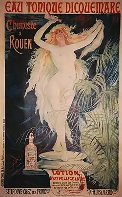 Affiche pour l'« Eau tonique Dicquemare » (vers 1891).