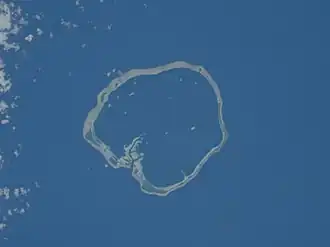 Vue satellite d'Ebon