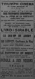 Programme du 9 juin 1924.