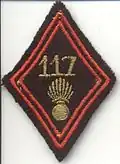 Écusson d'arme du 117e RI.