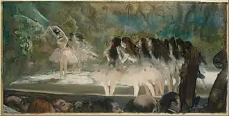 Degas, Ballet à l'Opéra de Paris (Art Institute of Chicago, 1877)
