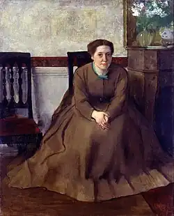Edgar Degas, Portrait de Victoria Dubourg (1868-1869), musée d'art de Toledo.