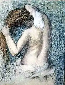 Edgar Degas, Femme se lavant, vers 1906.