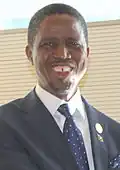 Edgar Lungu, 6e président de la République de Zambie.