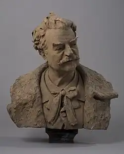 Buste d'Edmond Riquier-Delaunay au palais des Beaux-Arts de Lille