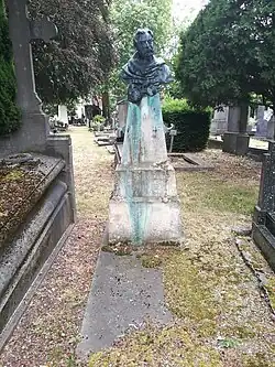 Sépulture d'Edmond Riquier-Delaunay au cimetière de l'Est de Lille