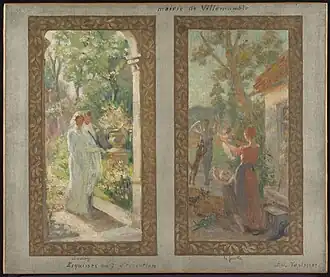 Esquisse pour la mairie de Villemonble : Le mariage - La famille (vers 1913), Paris, Petit Palais.