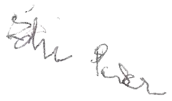 signature d'Edna Parker