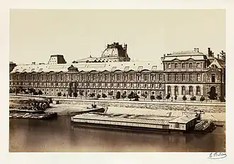 Le Port du Louvre vers 1855photographie d'Édouard Baldus