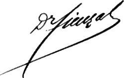 signature de Théodore-Édouard Fieuzal