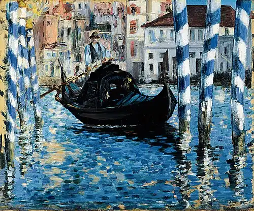 Le Grand Canal à Venise (Venise bleue)Édouard Manet, vers 1875Shelburne Museum.