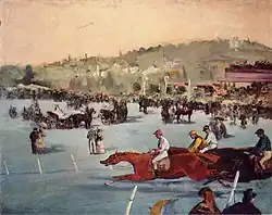 Courses au bois de Boulogne - Édouard Manet - 1872.
