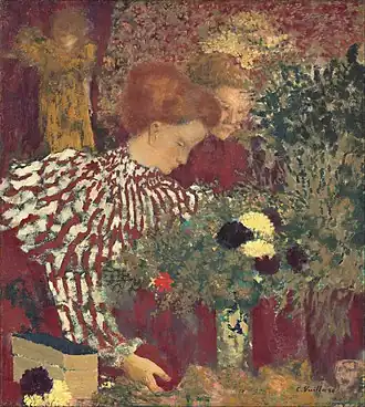Édouard Vuillard, Le Corsage rayé, 1895
