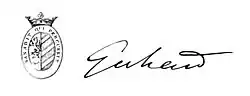 signature d'Eduard Gerhard
