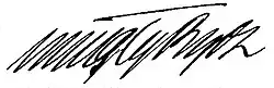 Signature de Edward Rydz-Śmigły