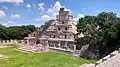Edzna, Templo de los cinco pisos