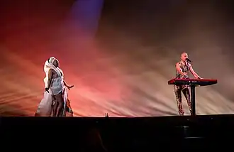 Description de l'image Eelctric Fields, semi-finals, Eurovision 2024 01.jpg.