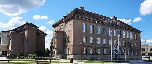 Le bâtiment de la succursale de Viljandi d'Eesti Pank