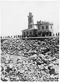 Phare bombardé par la flotte austro-hongroise.