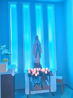 La chapelle Notre-Dame de Lourdes.