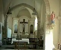 L'intérieur de l'église Saint-Martin.
