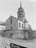 L'église en 1914.