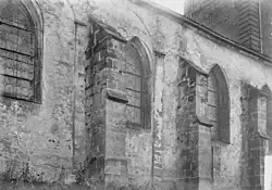 Ensemble sud-ouest de l'église en 1914.