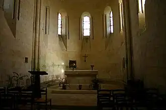 Intérieur de l'église.