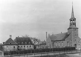 Presbytère et église de la Mission Saint-François-Xavier