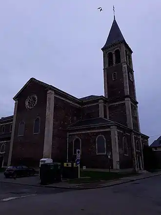 L'église Notre-Dame-des-Grèves en mars 2022.