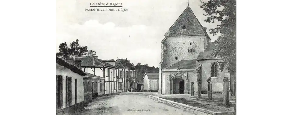 L'ancien clocher, avant 1921.