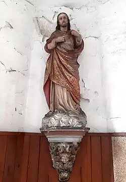 Statue du Sacré-Cœur de Jésus.