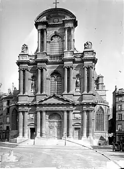 Façade ouest en 1892.