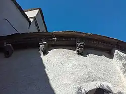 Église Saint-Julien d'Autraguet, Modillons.