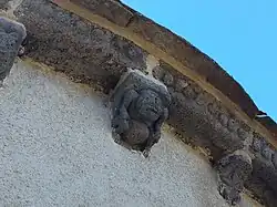 Église Saint-Julien d'Autraguet, Modillons.