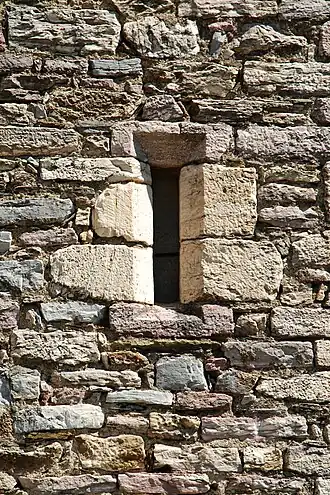 Meurtrière de la tourelle.