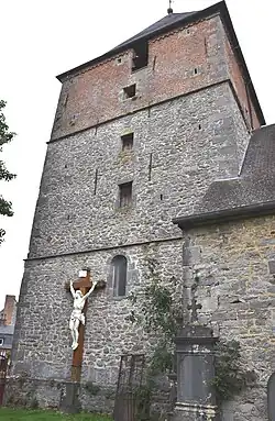 Vue du donjon côté sud.