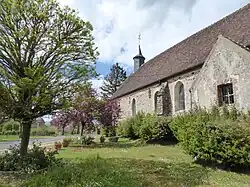 Mur sud de l'église.