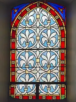 Vitrail du VIIIe&nbsp;siècle.