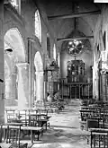 Nef vue du chœur (1920).