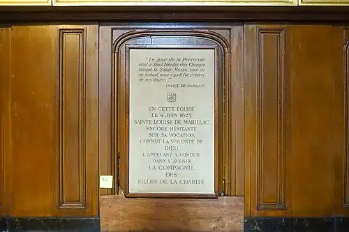 Annonce de l'appel de Dieu adressé à Louise de Marillac.