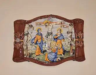 Chemin de croix - Station XII .