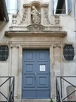 Porte latérale, impasse Balze.