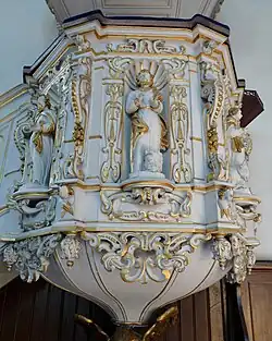 Cuve de la chaire, de face (2010).