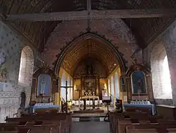 L'intérieur de l'église Saint-Martin.